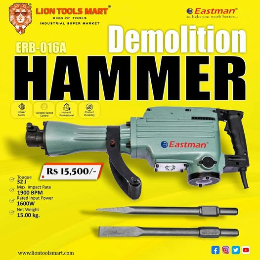 Eastman Demolition Hammer- Erb-016A