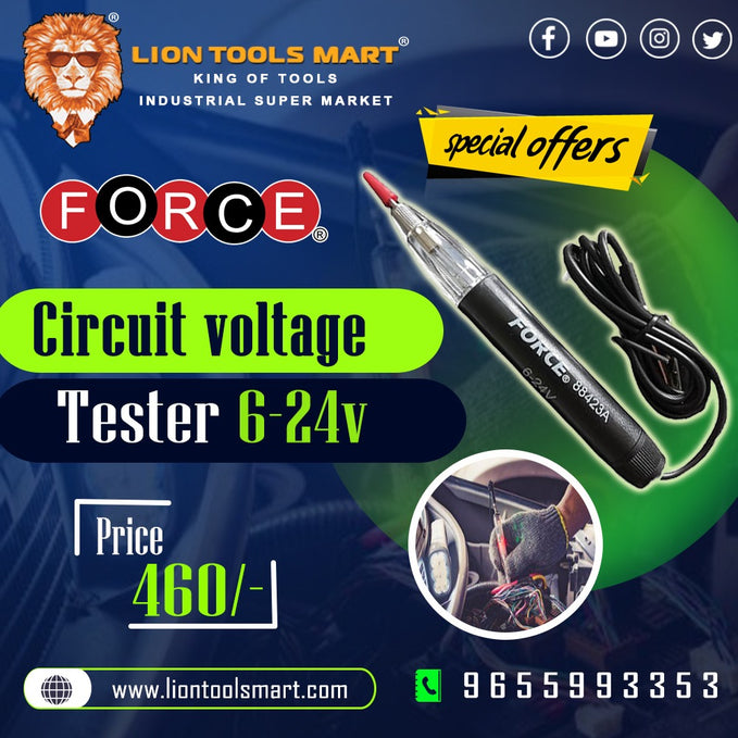 Force Circuit Voltage Tester 6-24v