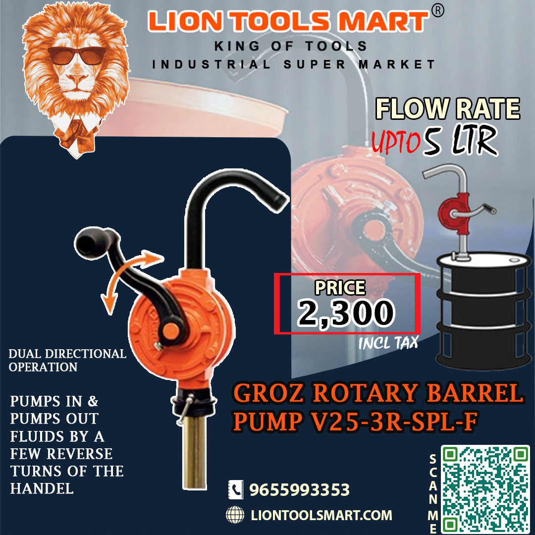 GROZ ROTARY BARREL PUMP