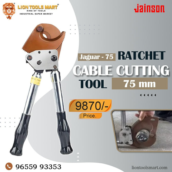 Jainson Jaguar-75 Ratchet Cable Cutting Tool-75mm