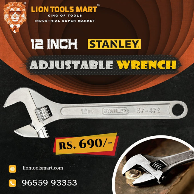 Stanley Adjustable Wrench 12 inch