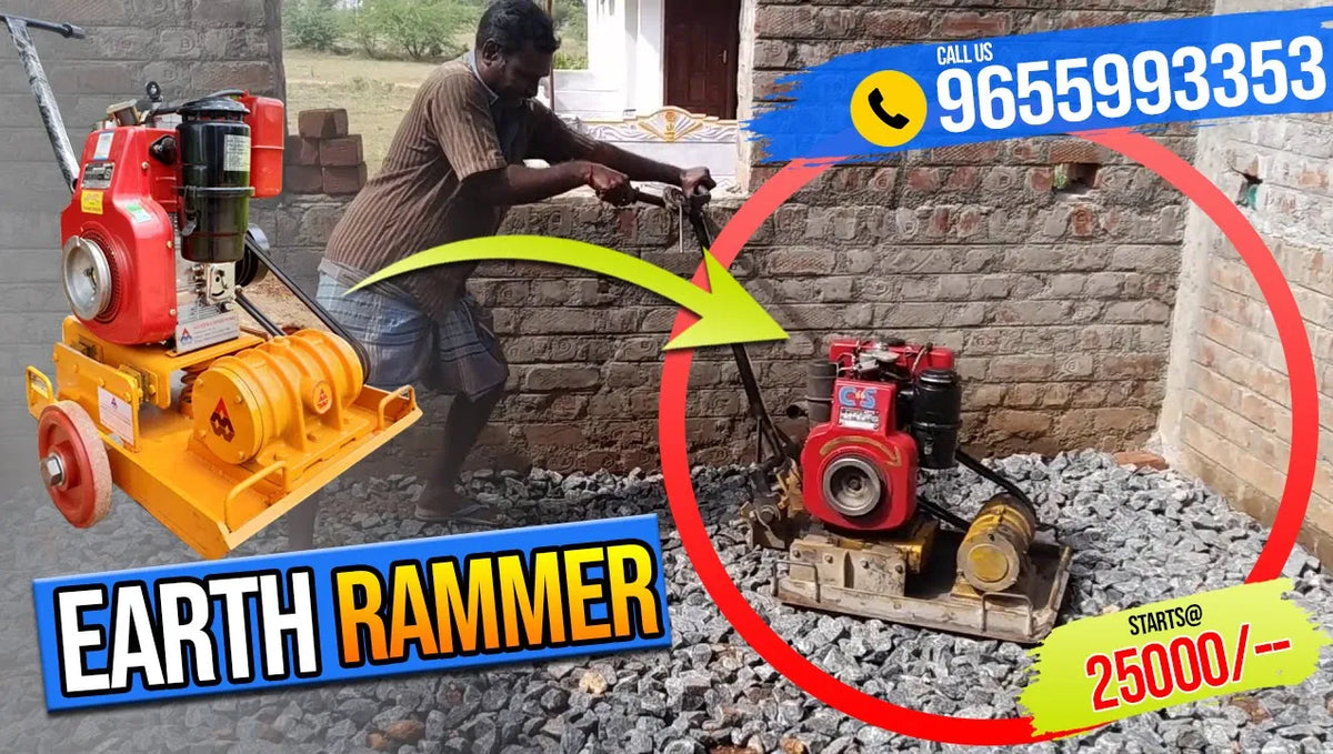 Manual Earth Rammer for Foundation & Roadworks