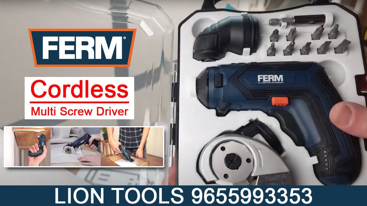 Ferm Cordless Multifunction Screwdriver CDM1150