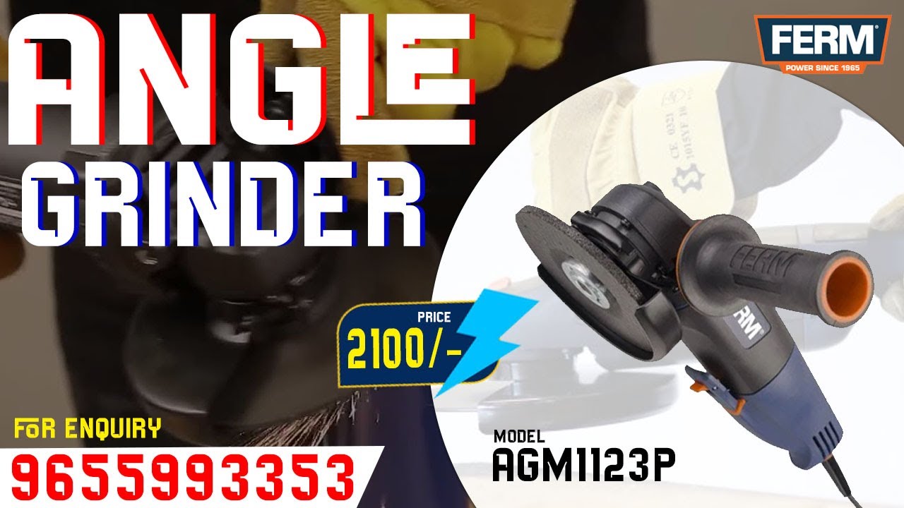 Ferm AGM1123P 900W Angle Grinder