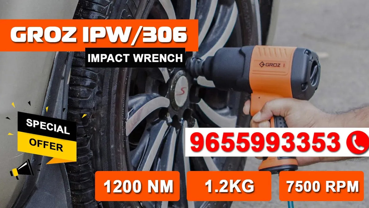 Groz Air Impact Wrench Pneumatic IPW 306