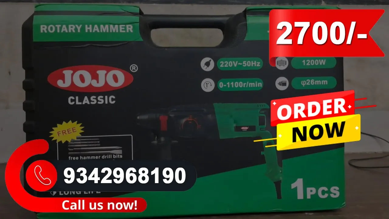 "JOJO 26MM Rotary Hammer  - A Powerful Tool for Heavy-Duty Tasks"