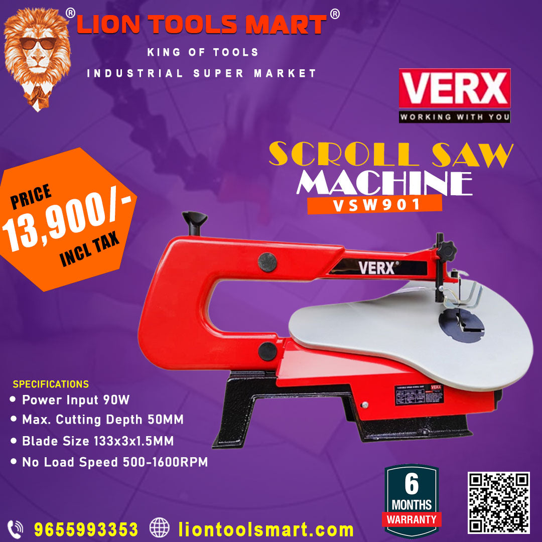 Verx Scroll Saw Machine-vsw901|verx power tools