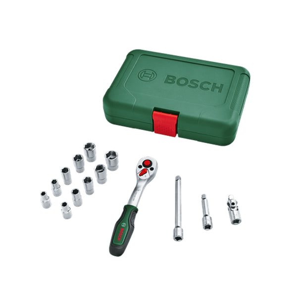 Bosch ¼” Ratchet Set 1600A02BY0 14-Pcs