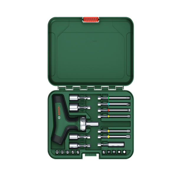 Bosch Bit Ratchet Screwdriver T-handle Set 1600A02Z9T