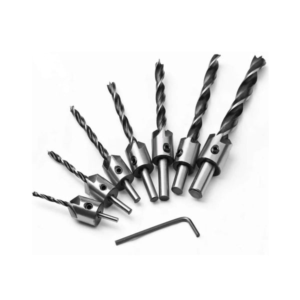 METRO 7 PC COUNTERSINK DRILL BIT SET