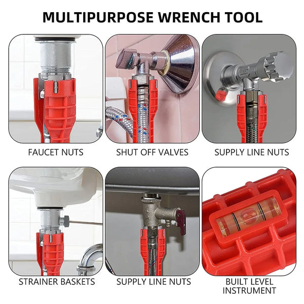 MULTIFUNCTIONAL SINK FLUME WRENCH