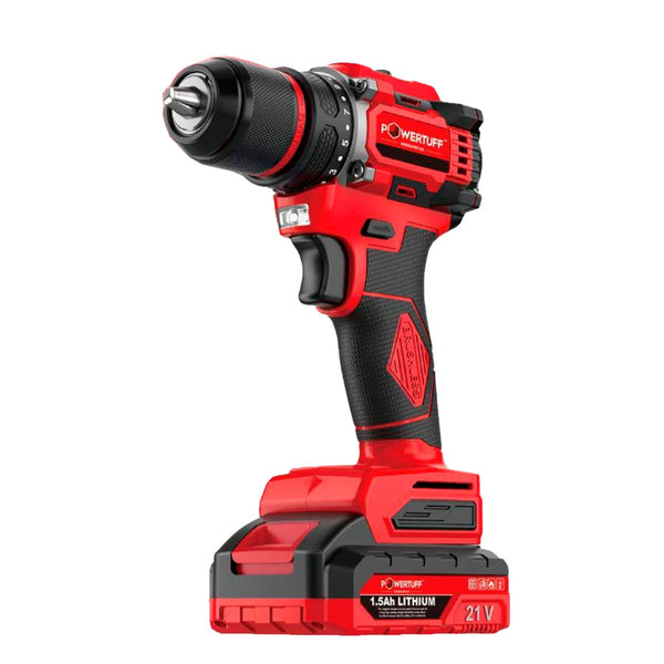 POWERTUFF,  Cordless Drill,  POWERTUFF CORDLESS DRILL,  Drill,  1.5Ah LITHIUM,  21 V CORDLESS DRILL,  LION TOOLS MART,