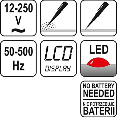 YATO DIGITAL VOLTAGE TESTER YT-2862