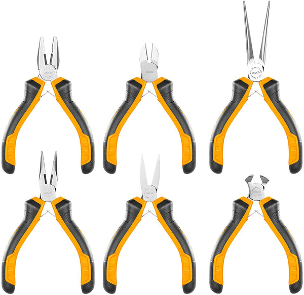 INGCO HMPS06115 6PC MINI PLIER SET