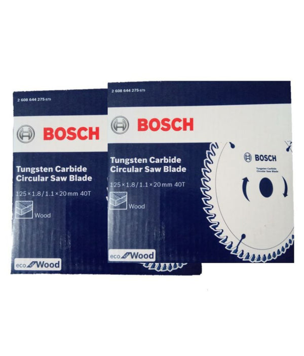 BOSCH ECO TCT BLADE 5INCH 40T 125MMX1.8/1.1X20MM CIRCULAR SAW BLADE