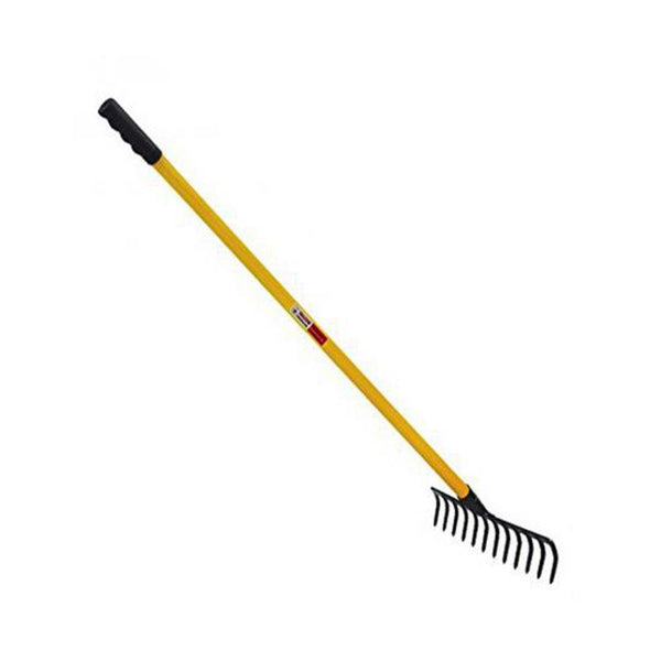 FALCON PR. GARDEN RAKE WITH STEEL HANDLE & GRIP RAKE-08 TEETH FRWH-08 falcon,   falcon tools,  power tools,    falcon tools online price  best falcon tools,  falcon machines,  buy best online price.