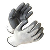 FREEMANS NITRILE DIPPED GLOVES WHITE WITH GREY