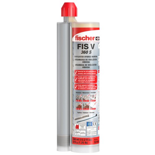 FISCHER 543023 FIS V IN 360 S 570G/360ML VINYLESTER HYBRID MORTAR