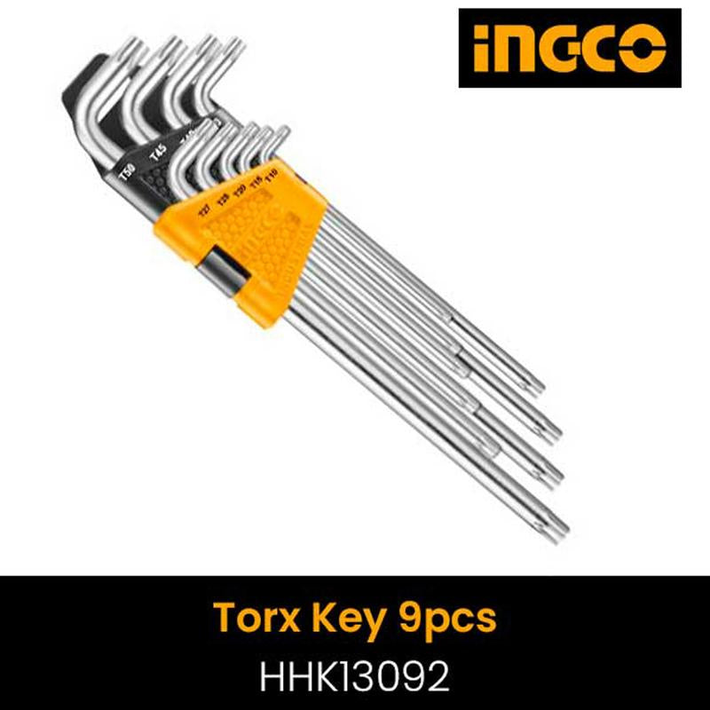 Jeu de 9 Clé torx INGCO – HHK13092