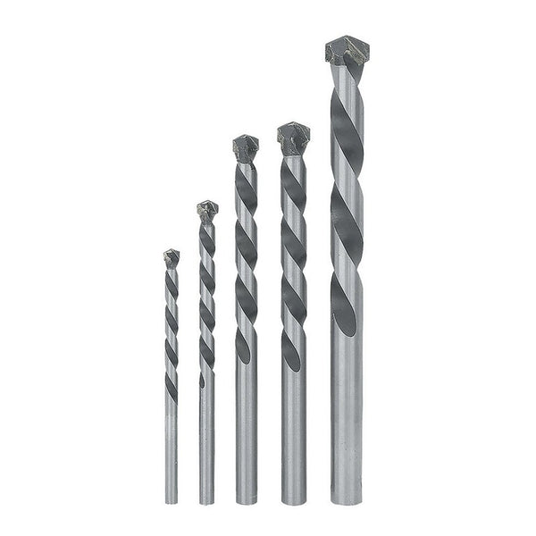 METRO 5PCS MASONRY DRILL BITS WITH CARBIDE TIP GW-5