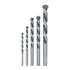 METRO 5PCS MASONRY DRILL BITS WITH CARBIDE TIP GW-5